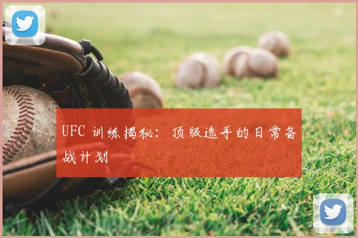 UFC 训练揭秘：顶级选手的日常备战计划